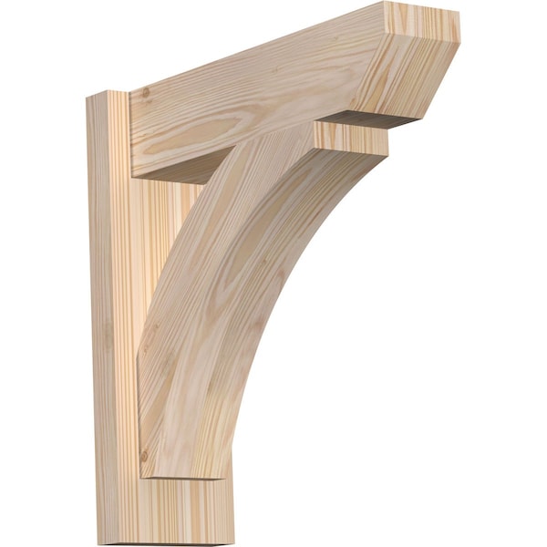 Ekena Millwork Thorton Slat Smooth Outlooker, Douglas Fir, 5 1/2"W x 18"D x 18"H OUT06X18X18THR06SDF - main